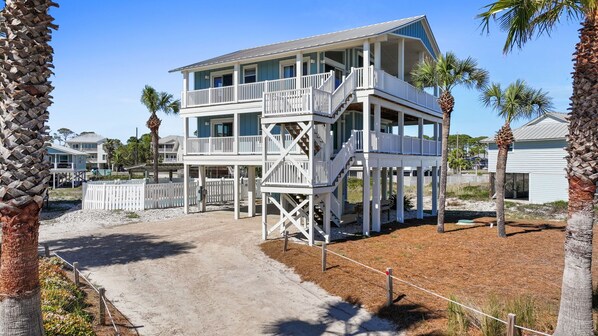 Exterior - Best of Times: Private Pool, Pet-friendly, Beach Views, Sleeps 8 (St. George Island)