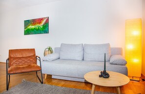 Living room - Winery Retreat in Germany With Wine Cellar (Sankt Goar)