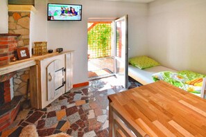 1 habitación, cuna de viaje, wifi gratis y ropa de cama 