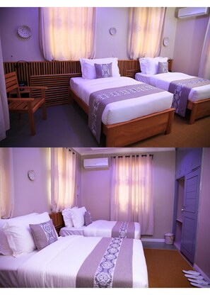 3 bedrooms, iron/ironing board, WiFi, bed sheets
