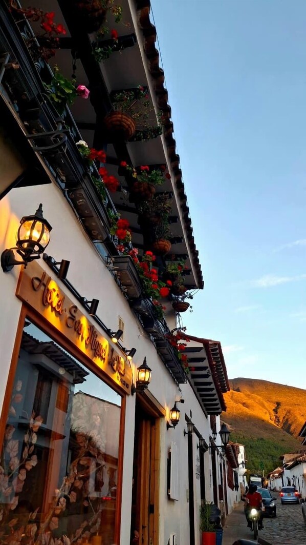 Façade de l’hébergement