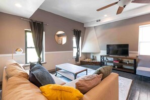 Apartment, 2 Bedrooms | Living area - 1918 Duplex with Character City Center (Philadelphia)