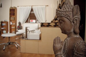 Body treatments, hot stone massages, deep-tissue massages, facials