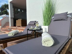 Terrace/patio - Eden's Retreat - Grand Terrace, Sea Views & Horses - Luxury Nature Escape (Arona)