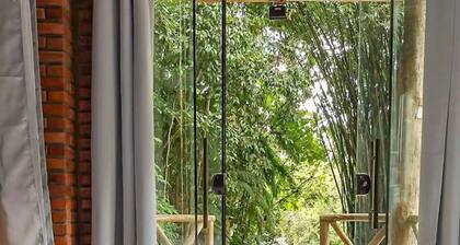 Ground Floor Suite with Waterfall in the Backyard