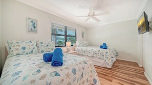 2 bedrooms, iron/ironing board, free WiFi, bed sheets