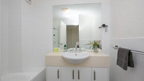 Shower, hair dryer