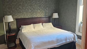 Blackout drapes, iron/ironing board, free WiFi