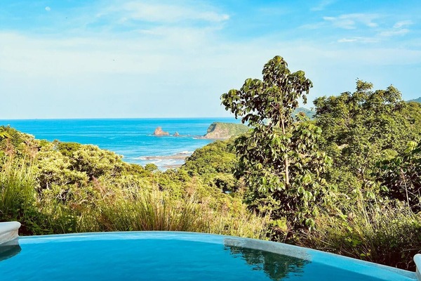View of Playa Maderas and the Jungle