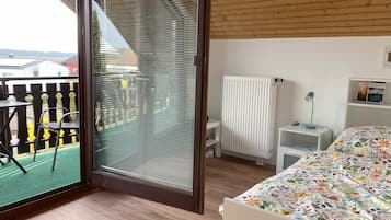 2 dormitorios, cuna de viaje, wifi y ropa de cama