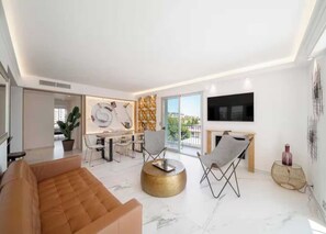 Apartment | Living area - Modern Apartment - 3br- 6P - Palm Beah (Cannes)
