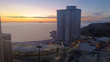 Blick von der Unterkunft