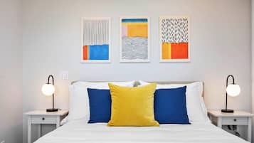 1 habitación, tabla de planchar con plancha, wifi y ropa de cama