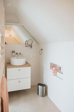 Eco-friendly toiletries, hair dryer