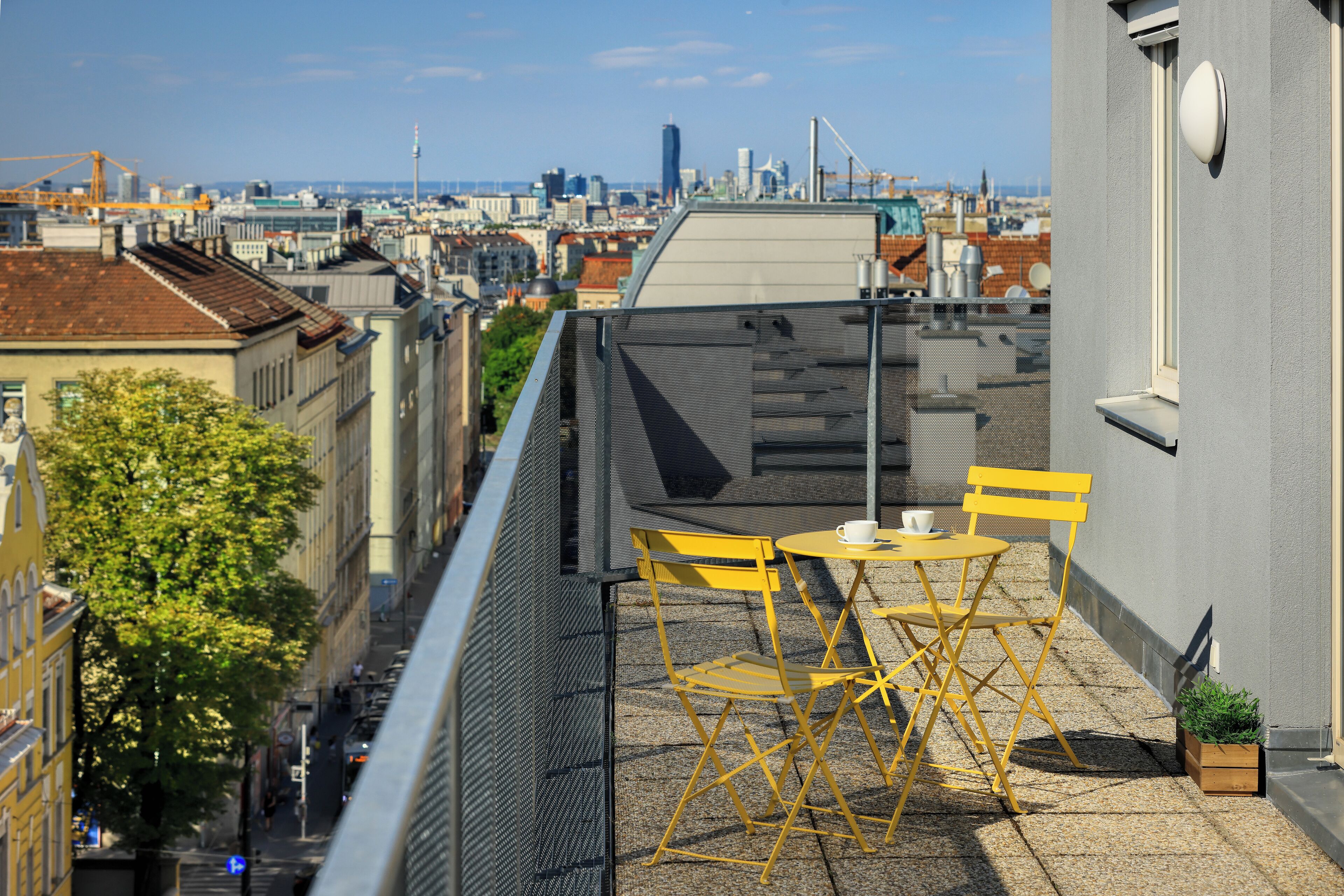 5 Rooms XXL with Balcony & A/C | Balcony view