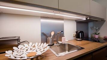 Exclusive Apartment, 1 Bedroom, Kitchenette, City View | Private kitchenette