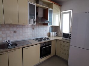 Apartment (Three Bedroom Apartment with Terrace ) | Private kitchen | Fridge - Apartment Gilletino (Dugi Rat)