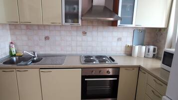 Apartment (Three Bedroom Apartment with Terrace ) | Private kitchen | Fridge