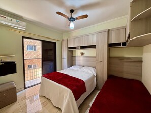 Family Apartment | 2 bedrooms, free WiFi - Edifício Leonardo (Praia Grande)