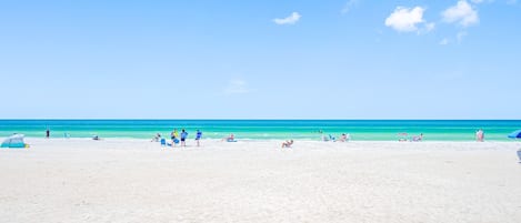 Aan het strand