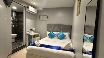Deluxe Double Room, City View | Desk, laptop workspace, iron/ironing board, free WiFi