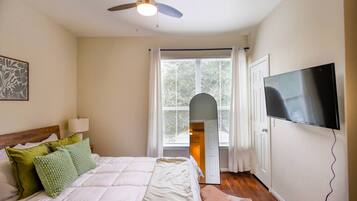 4 habitaciones, tabla de planchar con plancha y wifi gratis