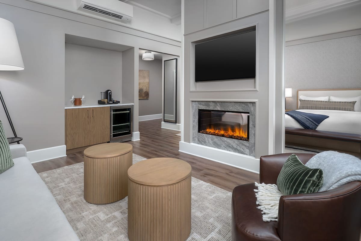 Legacy Double Queen with Sofa Sleeper | Living area