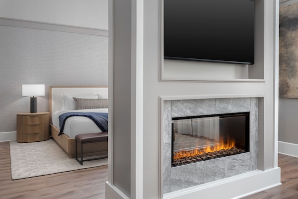 Deluxe studio | Luxe beddengoed, een kluis op de kamer, verduisterende gordijnen