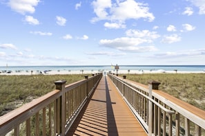 On the beach