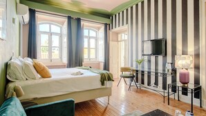Kamar Deluks, pemandangan kota | Wi-Fi gratis dan seprai linen