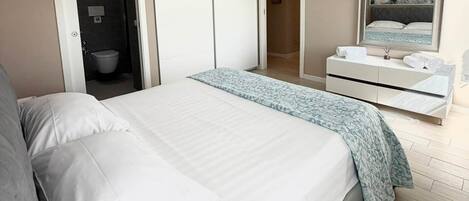 2 bedrooms, iron/ironing board, travel crib, WiFi
