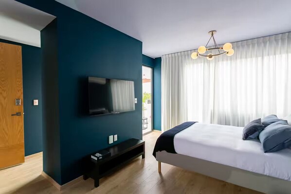 1 habitación, tabla de planchar con plancha, wifi y ropa de cama 