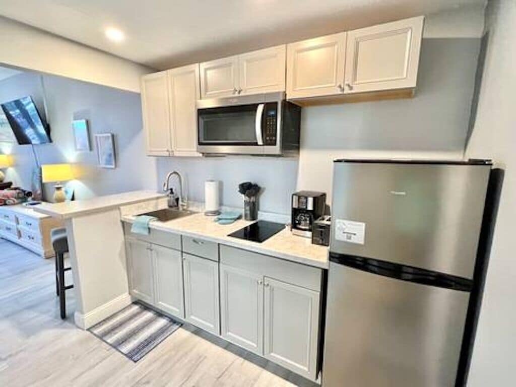 Microondas y parrilla de estufa 