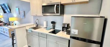 Microondas y parrilla de estufa