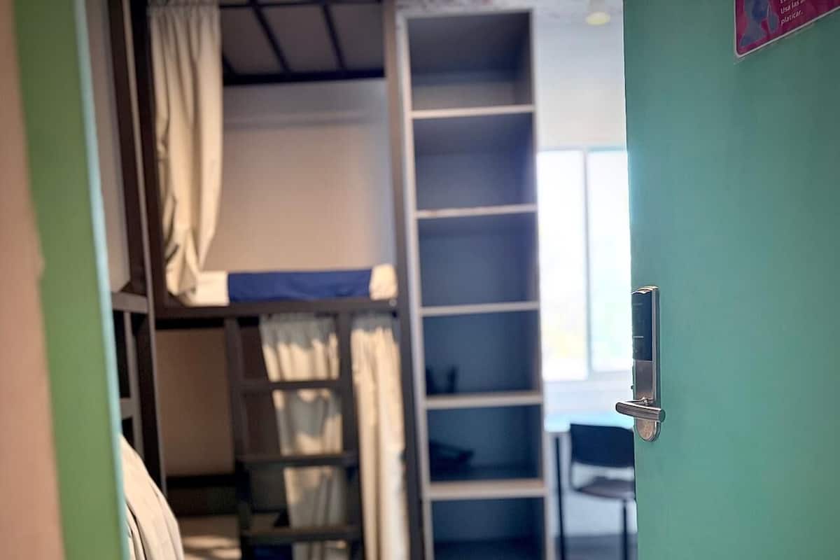 City Shared Dormitory, Men only, City View (6 people) | Desk, laptop workspace, blackout drapes, iron/ironing board