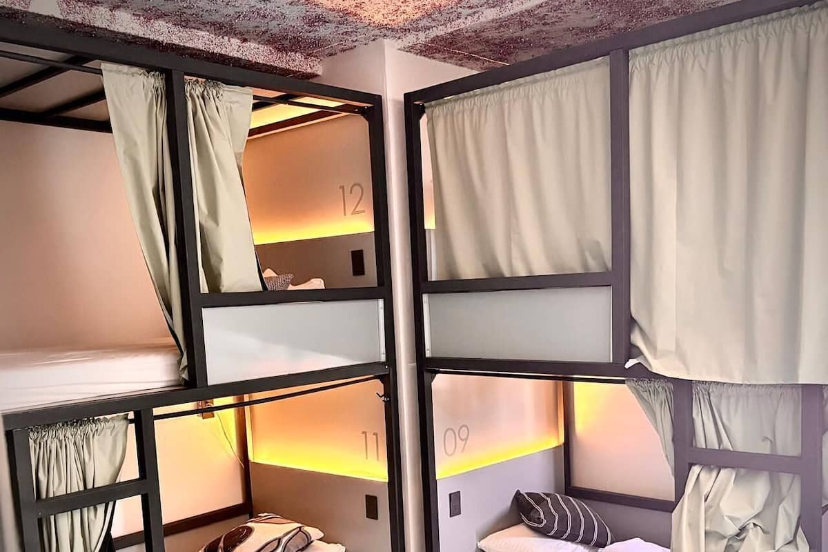 Standard Shared Dormitory, Mixed Dorm (8 people) | Desk, laptop workspace, blackout drapes, iron/ironing board