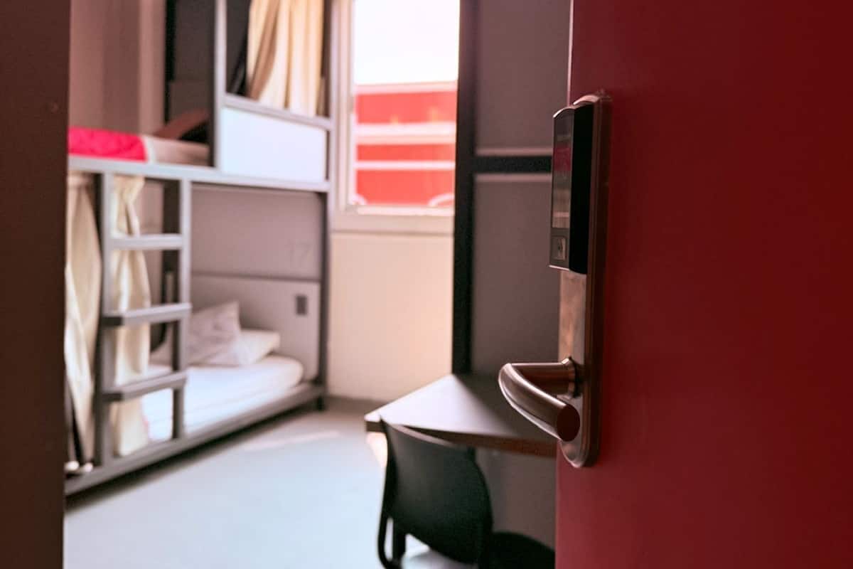 City Shared Dormitory, Park View (Mixed for 6 people) | Desk, laptop workspace, blackout drapes, iron/ironing board