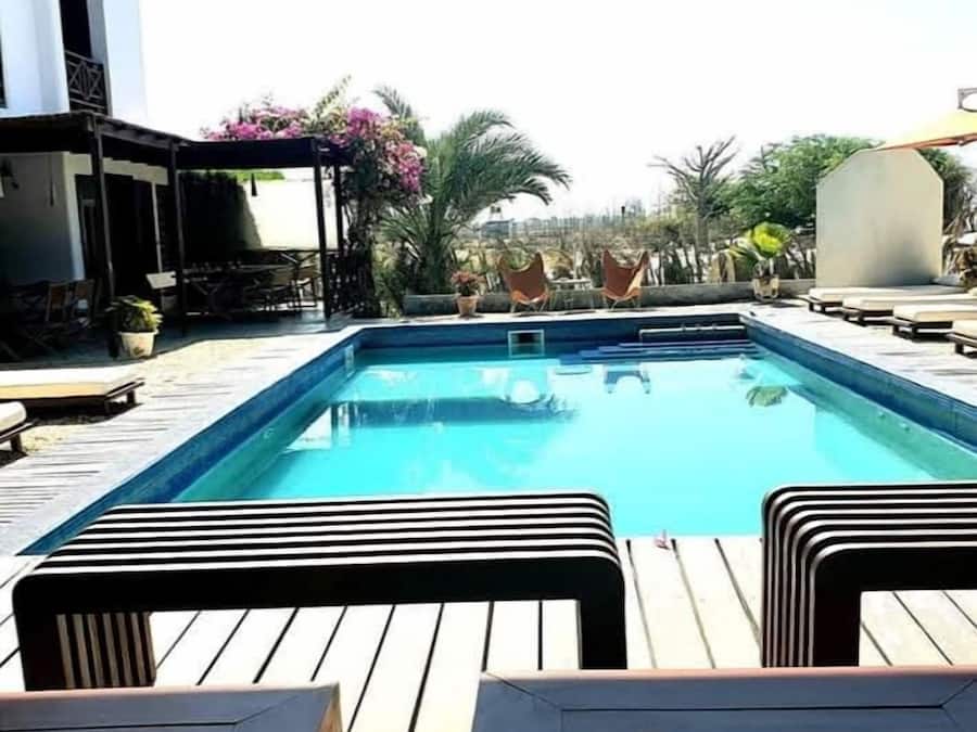 Overnatningsstedets facade