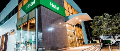 Front of property - evening/night