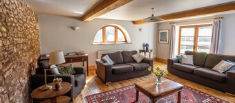 Gorgeous spacious converted barn perfect for families with large garden.