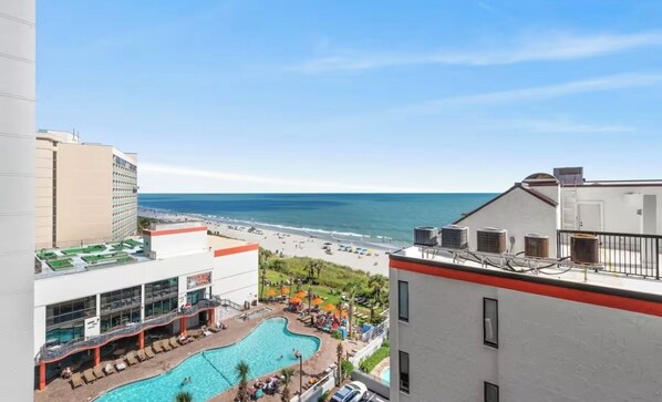 Indoor pool, outdoor pool
