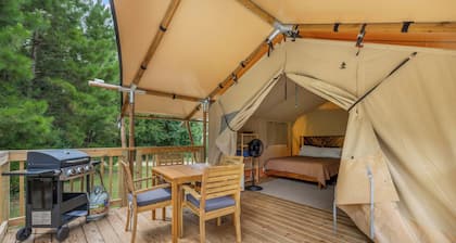 Settle Into a Cozy Lakeside Glamping Escape