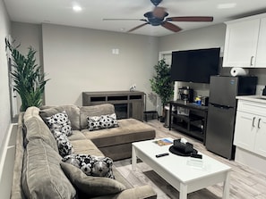 TV connectée, cheminée