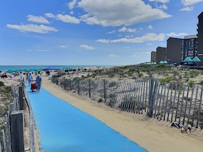 Una spiaggia nelle vicinanze
