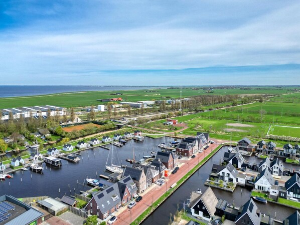 House | View from property - Waterfront Holiday Home With Terrace & Views (Stavoren)