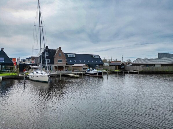 House | View from property - Waterfront Holiday Home With Terrace & Views (Stavoren)