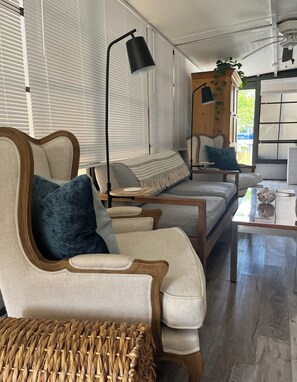 Smart TV, DVD player, video library - On Golden Pond 1-bedroom home overlooking pond in Punta Gorda,  FL (Punta Gorda)