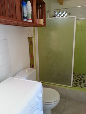 Sèche-cheveux, serviettes fournies, papier toilette