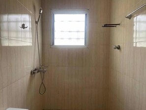 Towels, soap, toilet paper