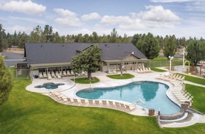 Indoor pool, outdoor pool